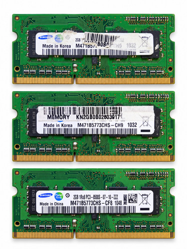 Lotto samsung 2gb - 2gb, ddr3