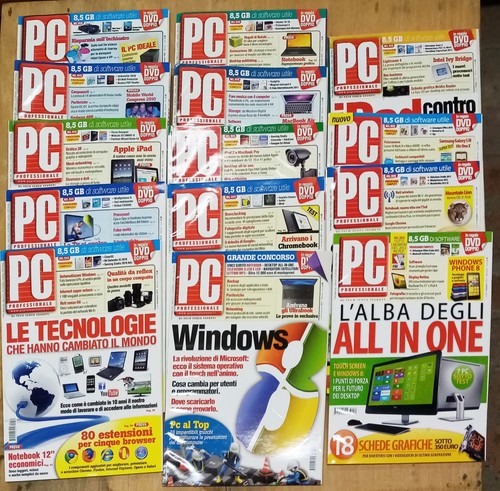 Lotto stock riviste pc - stock,